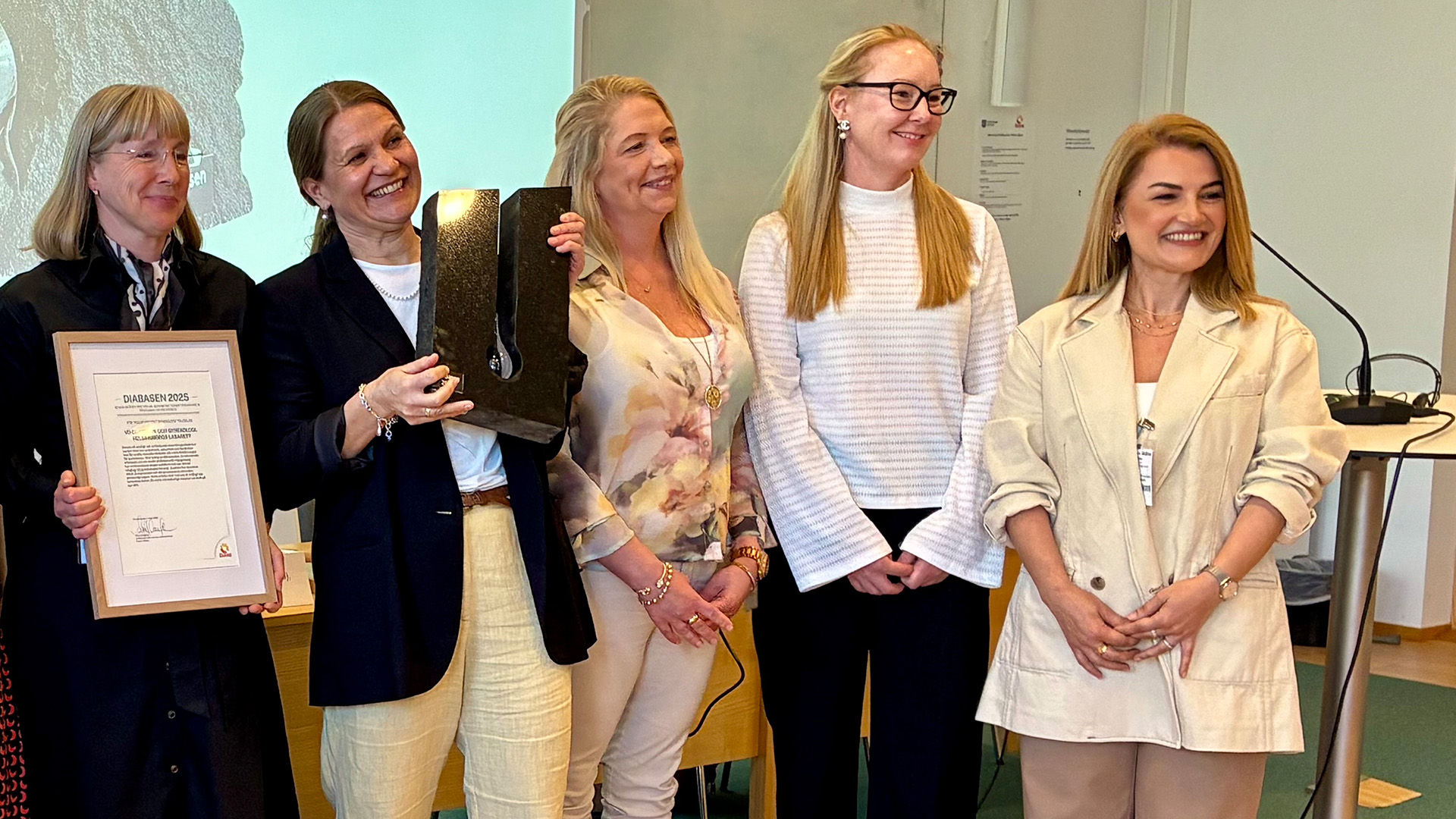 Representanter från verksamhetsområdet obstetrik och gynekologi vid Helsingborgs lasarett 