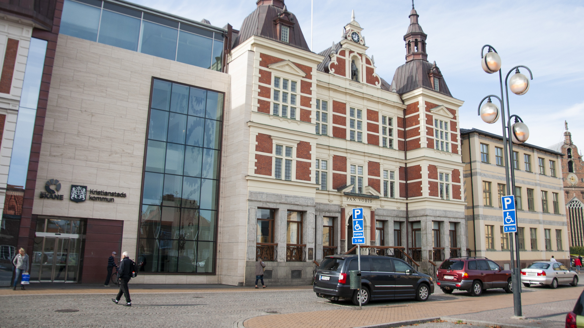 Bild på Rådhus Skåne i Kristianstad där Region Skåne har sitt säte