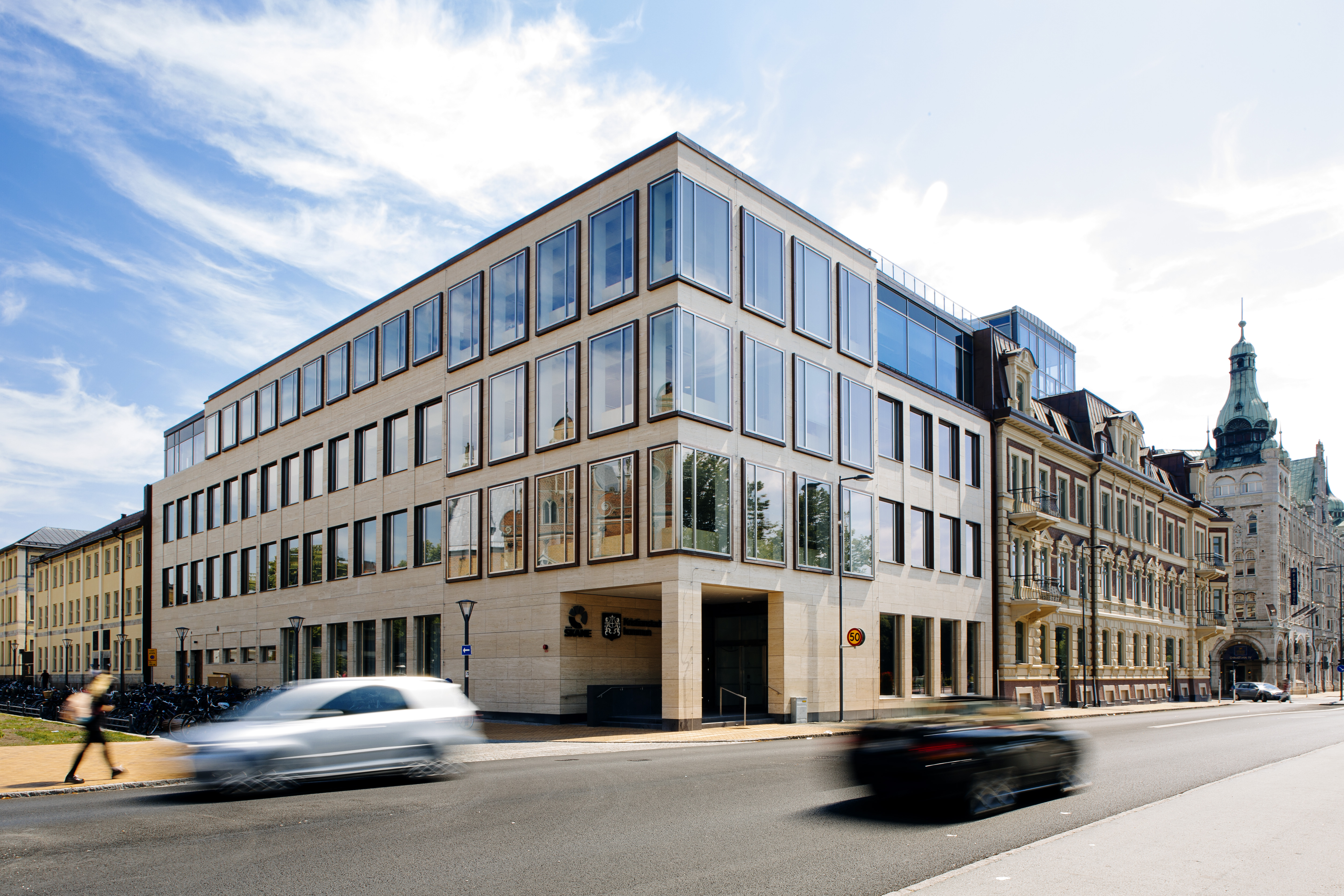 Fasaden på Rådhuset i Kristianstad