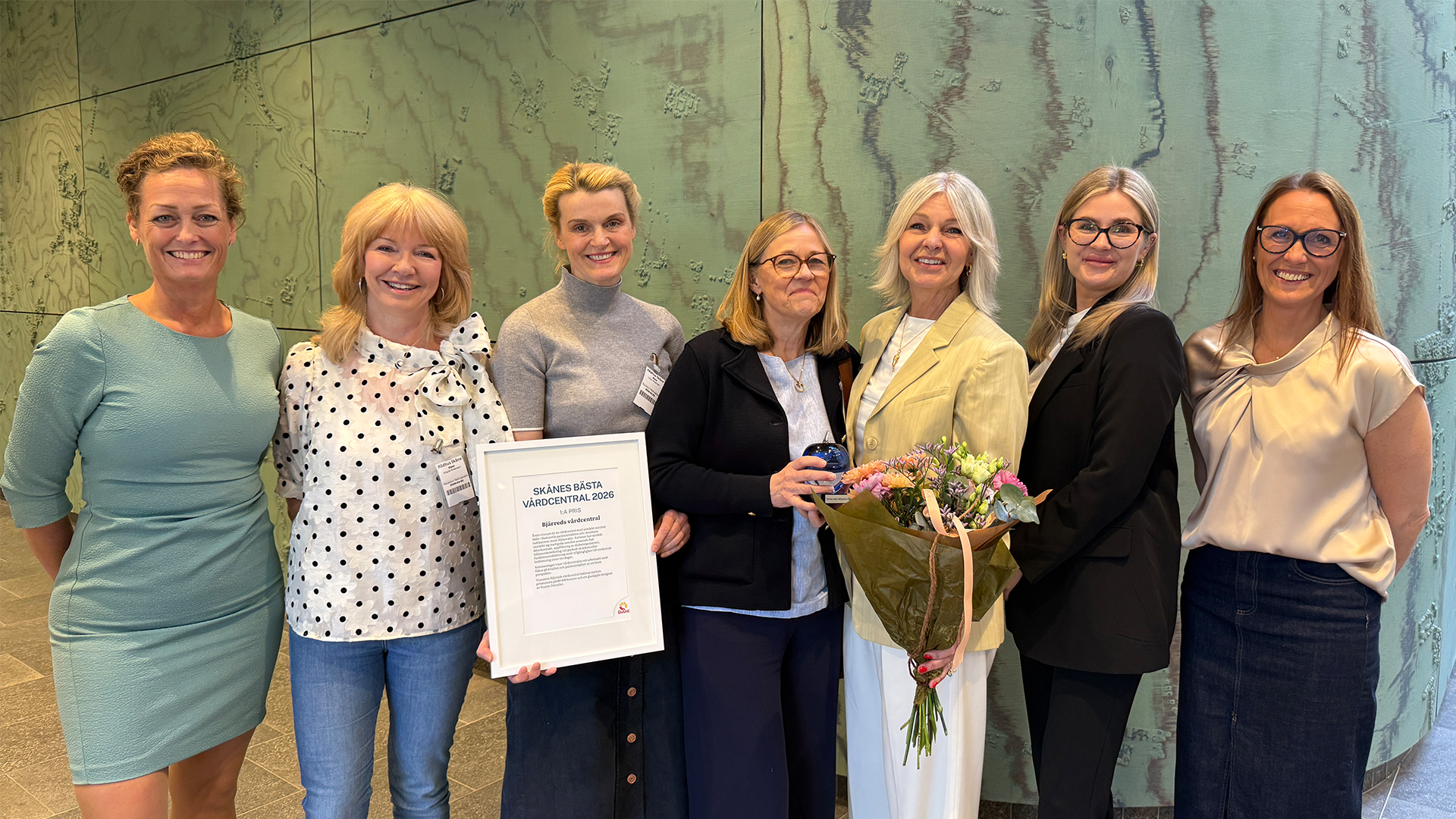 Gruppbild på prismottagnarna