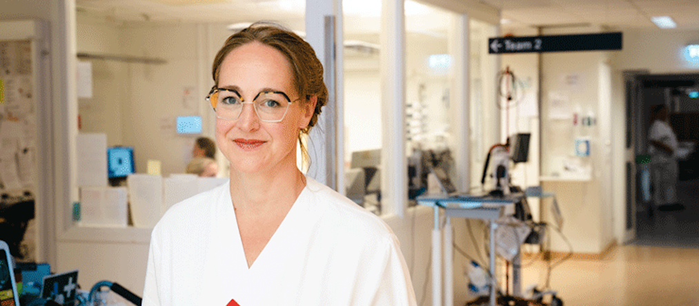 Caroline Hård af Segerstad, överläkare på akutmottagningen i Ystad.