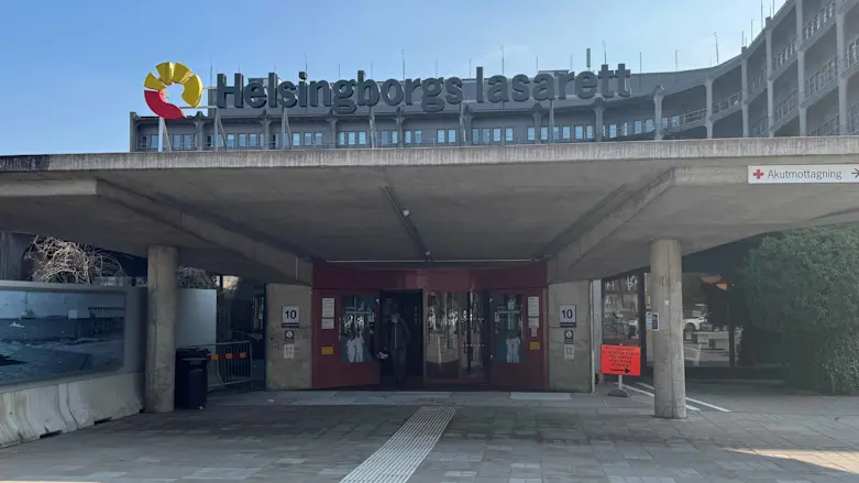 huvudentrén till Helsingborgs lasarett