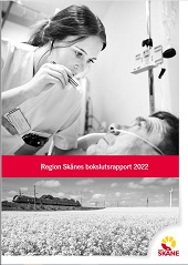 Framsidan av bokslutsrapporten 2022