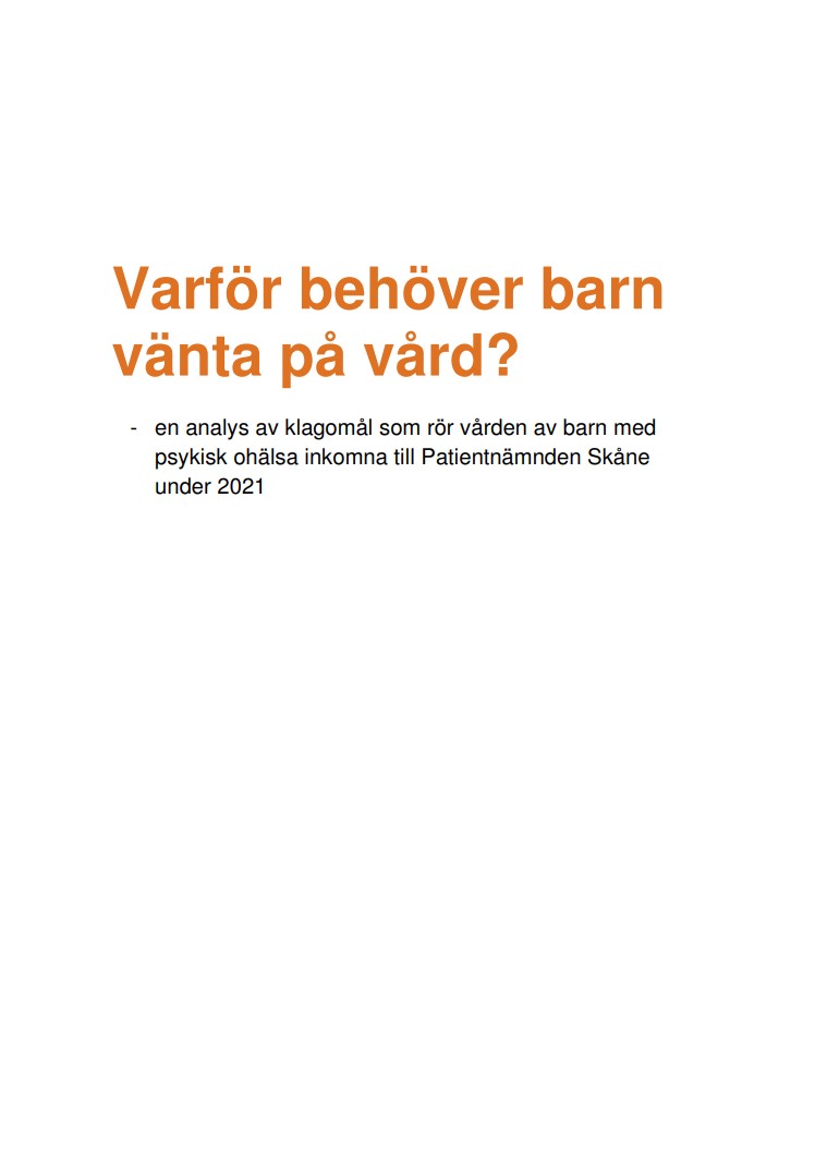 Framsida av publikationen.