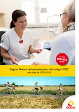 Framsida av Verksamhetsplan och budget 2022-24
